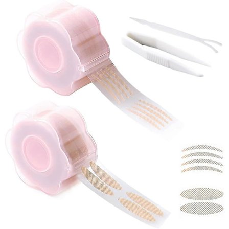 1200 kpl luomiteippiä, näkymättömät kaksoisluomen kohotusnauhat, välittömät luomitarra, itseliimautuvat silmäteipit kuidut hupullisille roikkuville 