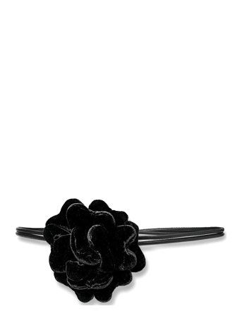 DAY ET Day Velvet Flower Belt - Black - ONE SIZE