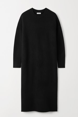 Soft Goat - Oversize Dress - Cashmere dress - S - Black