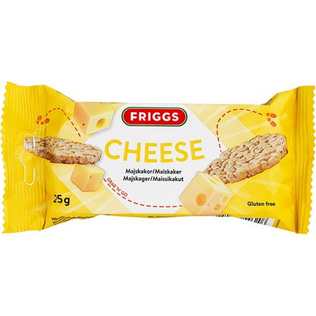 Friggs Snackpack Cheese 25 g, Helse & Madvarer, Snacks, Chips & Kiks