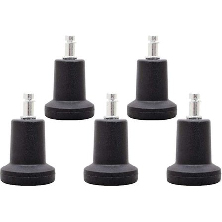 Ny Kontorstol 2 Tommer Drejelig Fast Hjul Plast Glidebane Stolben 5 Stykker Hurtig 2023