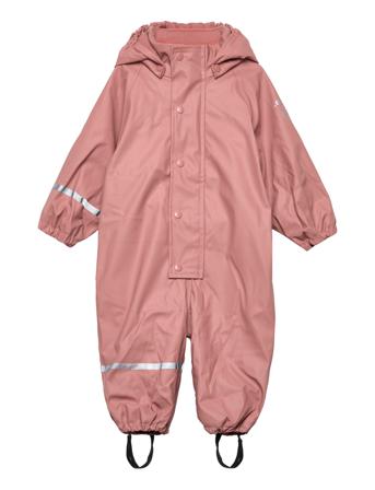 Rainwear Suit -Solid, W.fleece Outerwear Coveralls Rainwear Coveralls Rosa CeLaVi
