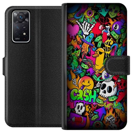 Kompatibelt Plånboksfodral till Xiaomi Redmi Note 11 Pro 5G Stickers