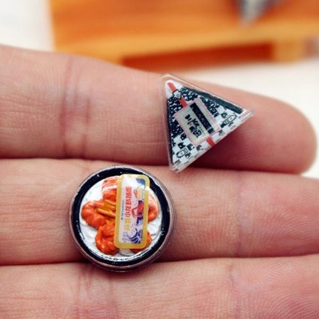 2kpl Nukkekoti Sushi Bento Malli Nukkekoti Miniature Dolls Hou