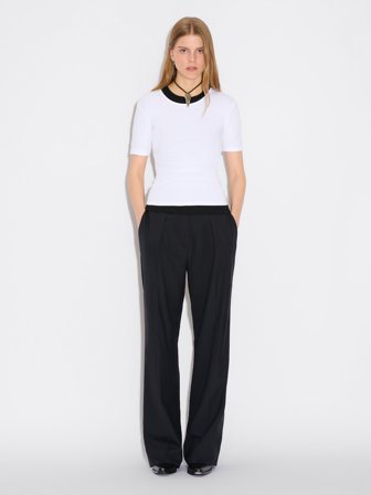 Holzweiler Fitted Rib Tee - White - Women's - XS