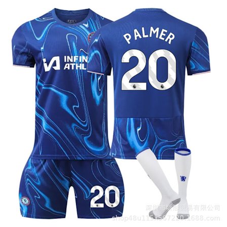 Chelsea Hjemme Fodboldtrøje til Børn med Strømper NR. 20 Palmer-WELLNESS 2024-2025