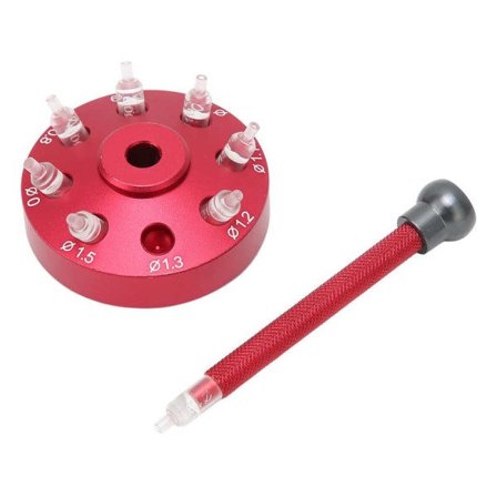 Klokke viser montering innstilling presser skyver sett med 8 tilbehør legering stål klokke nål holder