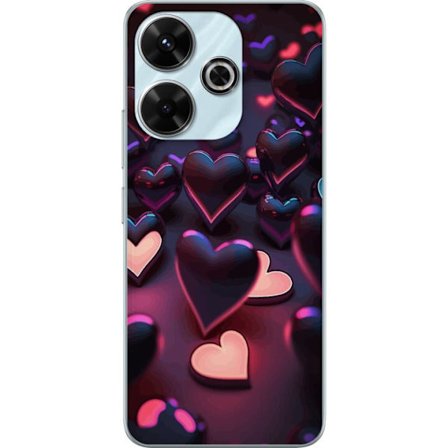 Yhteensopiva Puhelinkuori Xiaomi Xiaomi Redmi 13 KeskiyönSydämet