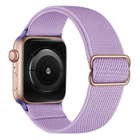 Elastiskt Nylonarmband Apple Watch Ultra 2 49mm Lila