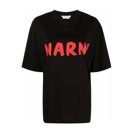 Marni T-Shirts Sort, Dame