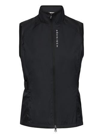 Miles Wind Vest Vests Padded Vests Svart Röhnisch*Betinget Tilbud