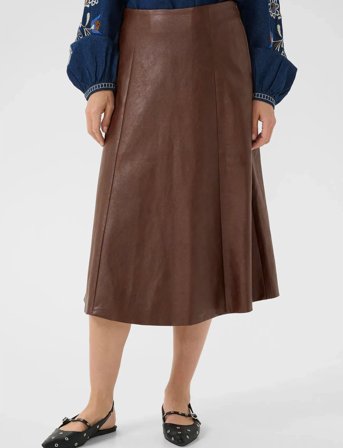 Cream Crpaloma Skirt - Brown - 38