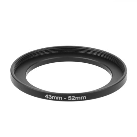 43mm til 52mm Metall Step Up Ringer Linse Adapter Filter Kamera Verktøy Tilbehør Ny