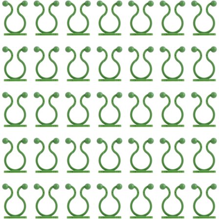 100 stk. Planteklatrevæg-fastgørelsesklips Plante selvklæbende Fixe