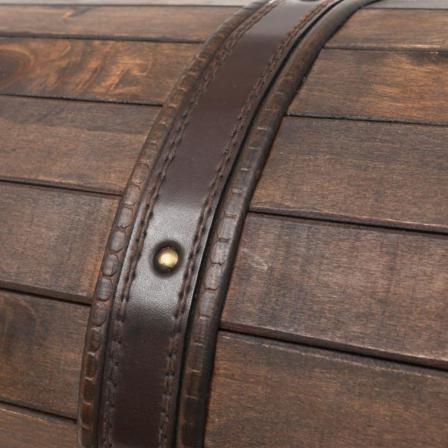 Vidaxl Förvaringskista Massivt Trä Vintagestil 120x30x40 Cm Brun
