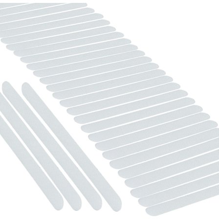 30 stk Antiskli Klistremerker, Dusjklistremerker Bad Sikkerhetsstrimler Transparent Selvklebende Antiskli Klistremerker for Badekar Dusjer Trappetrinn