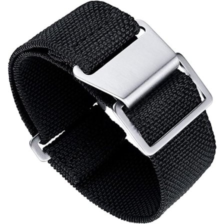 Nylonarmband i fallskärmsmodell med elastisk resår - Ersättningsarmband till klocka