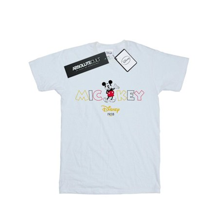 Disney Girls Mickey Mouse 1928 Bomull T-shirt 12-13 år Vit