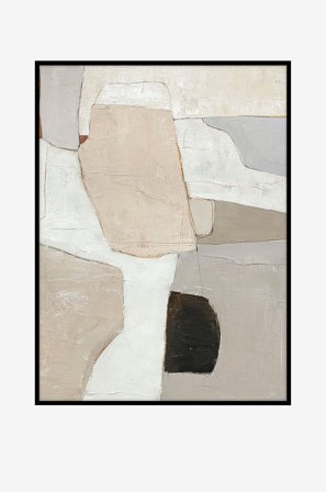 Malerifabrikken - Originalmålning Accurate, med ram - Beige - Tavlor - 90X120 - Från Homeroom