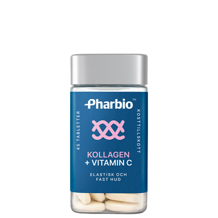 Pharbio Kollagen + Vitamin C 45 tabletter