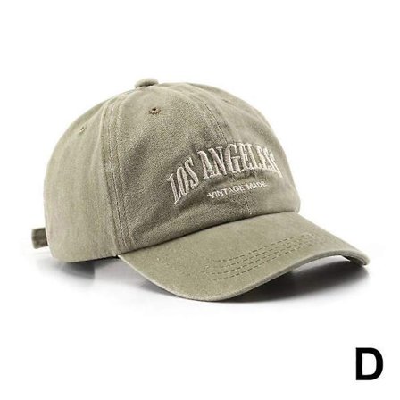 Unisex Retro Bogstav Broderet Baseball Kasket Solcreme Baseball Kasket Udendørs