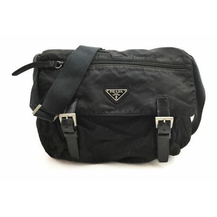 Prada Vintage Pre-owned Cross Body Väska svart, Dam Vintage Väskor, Dam, Storlek: ONE SIZE