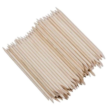 100 stk manikyrverktøy oransje pinne trepinner død hud pusher