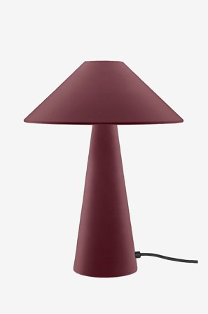 Globen Lighting - Bordslampa Cannes - Röd - Bordslampor - Från Homeroom