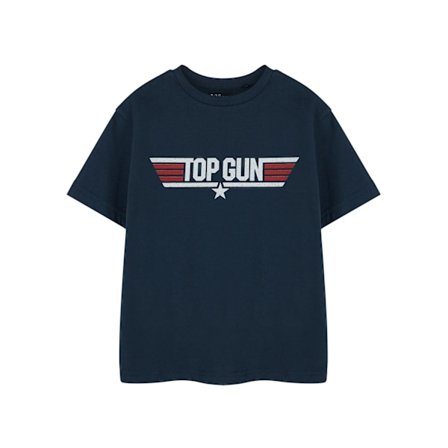Top Gun Boys Mini Me T-shirt med korta ärmar, 9-10 år, marinblå