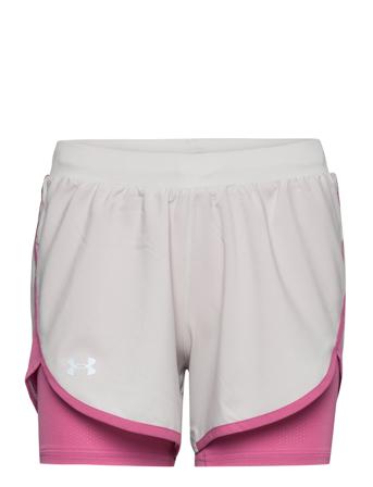 Ua Fly By Elite 2-In-1 Short Shorts Sport Shorts Monivärinen/Kuvioitu Under Armour