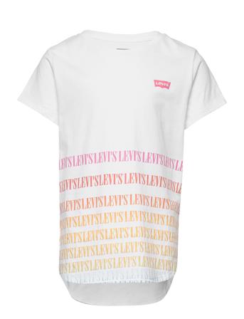 Lvg Ss High Low Tee Shirt T-shirts Short-sleeved Vit Levi's