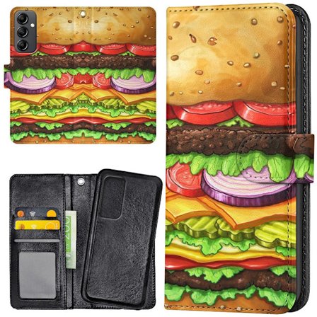Samsung Galaxy S24 - Plånboksfodral/Skal Hamburger