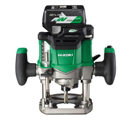 HiKOKI M3612DA Overhåndfræser med batterier og oplader, Maskiner