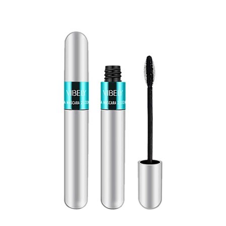 2-i-1 Vibely Mascara 5x Lengre Vanntett Kosmetikk For Naturlig Forlengelse og Fortykning Ingen Klumper 4d Silkefiber Mascara