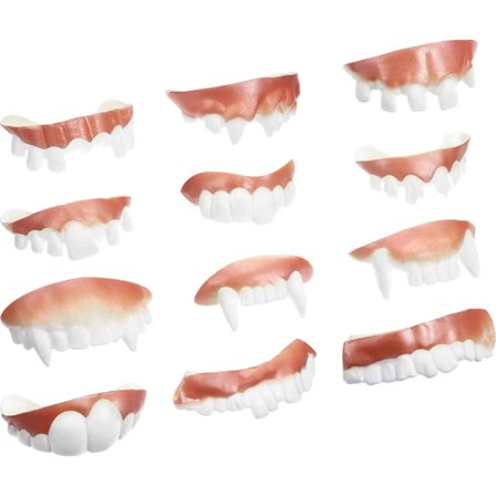 12 karkeaa hammasproteesia Halloween-naamiaisjuhliin