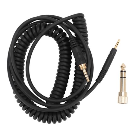 Spiralformet hovedtelefonkabel udskiftning headset lydledning til Sennheiser HD598 HD598Cs HD599 HD569 HD579 HD558 HD518