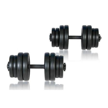Vidaxl Hantlar 2x15 Kg Svart