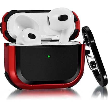 Skydd för AirPods 3-fodral, Stötsäkert AirPod Gen 3-fodral iPod 3 Hörlurar Hårdt Skal för Män Kvinnor Kompatibelt med Apple Air Pod 3:e Generationen 