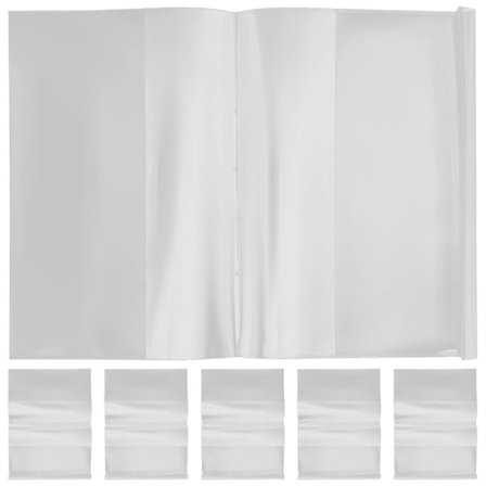 10 st Klar Bokomslag Breddjusterbart Bokomslag Mjukt Omslag Böcker Skyddande Omslag