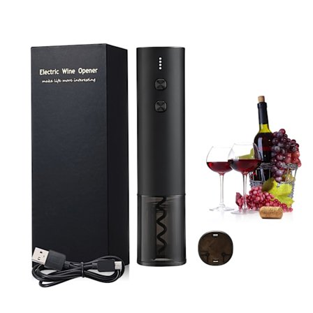 Modernt enkelt rostfritt stål uppladdningsbart vin Elektrisk flasköppnare Spot Creative Wine Automatic Opener