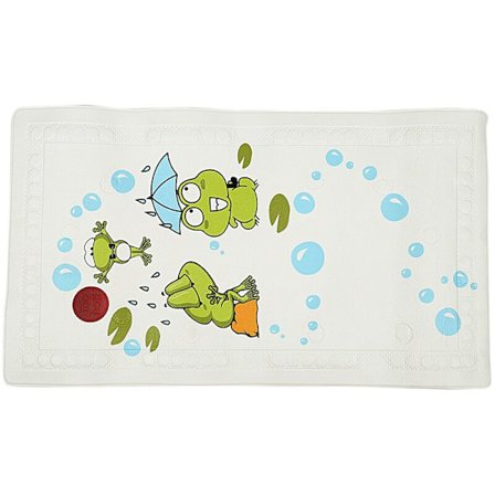 Groda Värme Känslig PVC Halkskydd Barn Temperatur Färgförändrande Badmatta