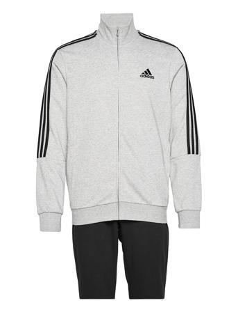Aeroready Essentials 3-Stripes Tracksuit Sweatshirts & Hoodies Tracksuits - SETS Grå Adidas Performance