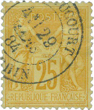 Frankrig 1879 - YT 92 - Stemplet