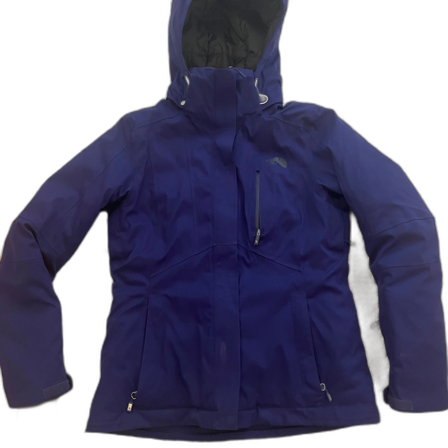 Blå skidjacka från The North Face