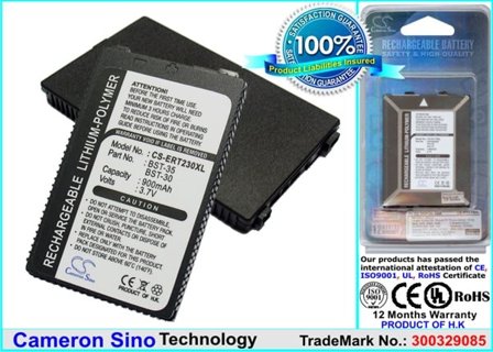 Batteri til SmartPhone, Mobil til Sony Ericsson Z200, Z208, K700 og andre.