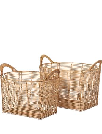Basket Safi Set Home Storage Storage Baskets Beige Broste Copenhagen