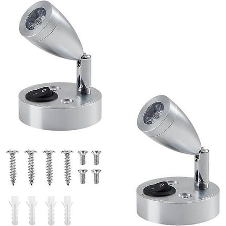 12V LED Spot Læselampe, RV Læse LED Lys Interiør, 1W Varmt Lys Sengelæsning{KDO}