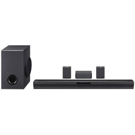 LG SQC4R soundbar - Trådlös subwoofer och bakre högtalare - 4.1 - 220W - Dolby Digital - Bluetooth - Svart