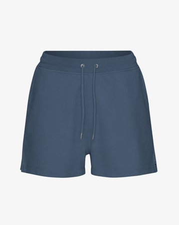 Women Organic Sweatshorts - Petrol Blue - Female - M