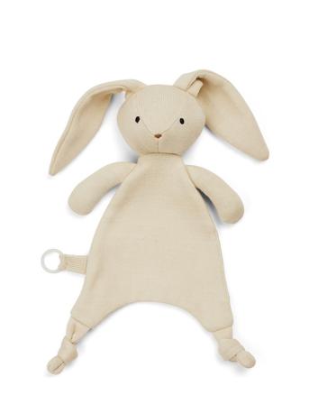 Cuddle Cloth, Rabbit, Off. White Wool Baby & Maternity Baby Sleep Cuddle Blankets Beige Smallstuff